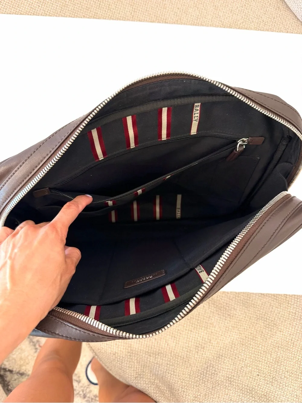 Bally elegant leather